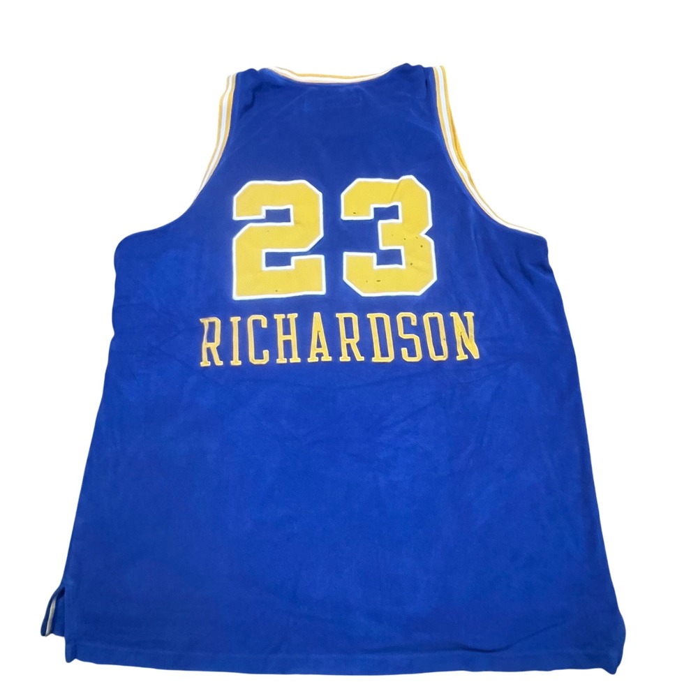 Hardwood Classics Terry Cloth Philadelphia Jason Richardson Jersey Mens XL Blue